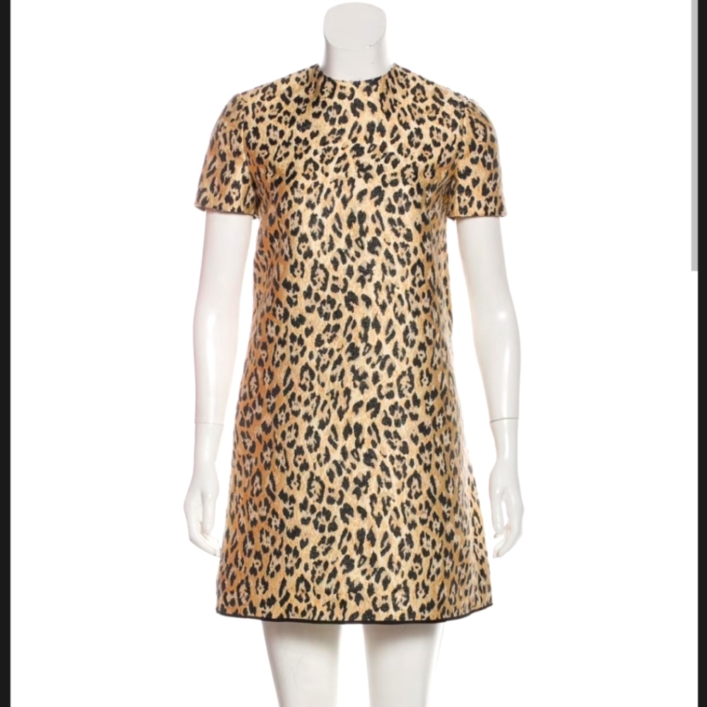 Valentino Animal Shift Dress